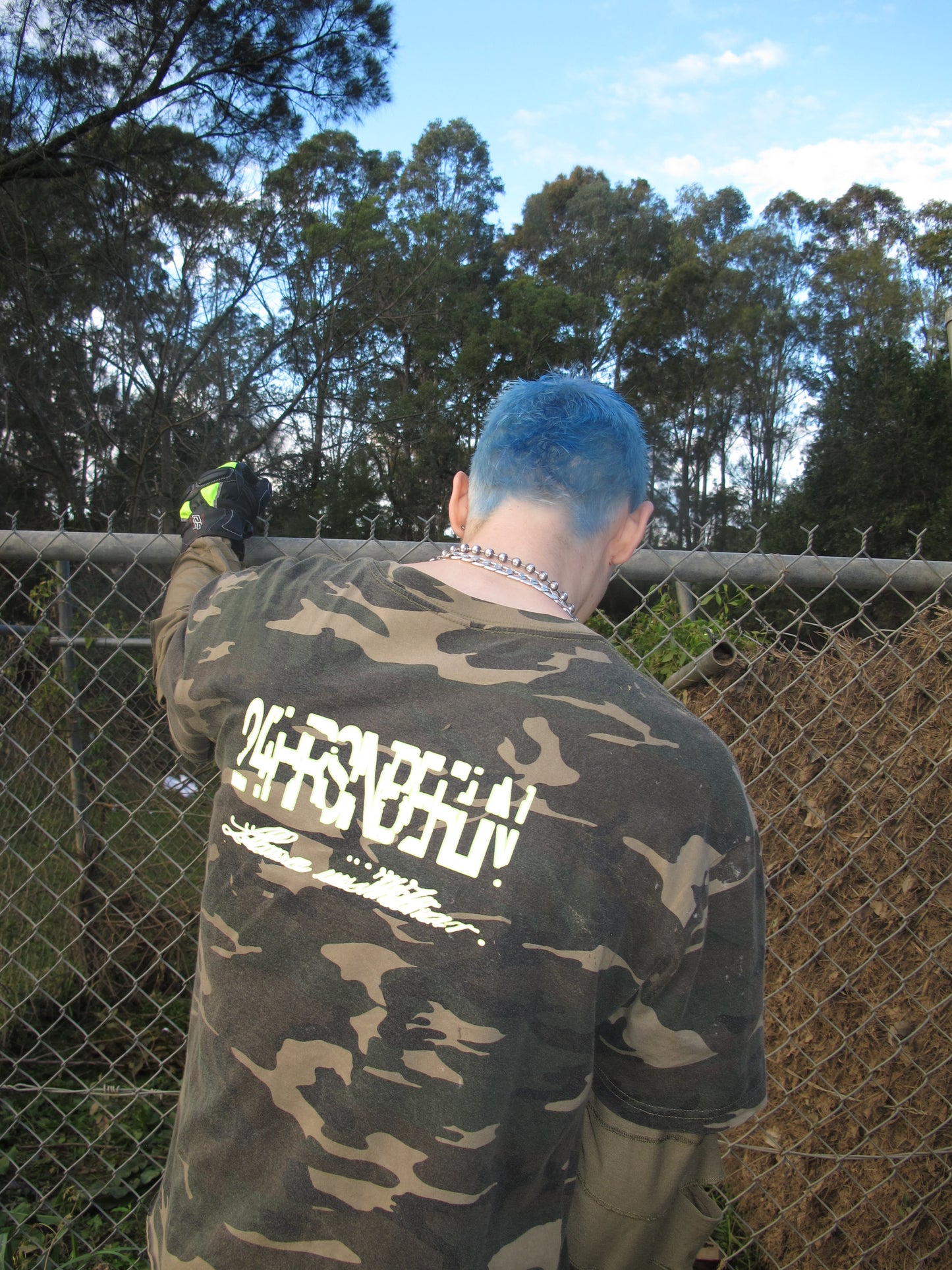 'FALLING STARS' CAMO TEE