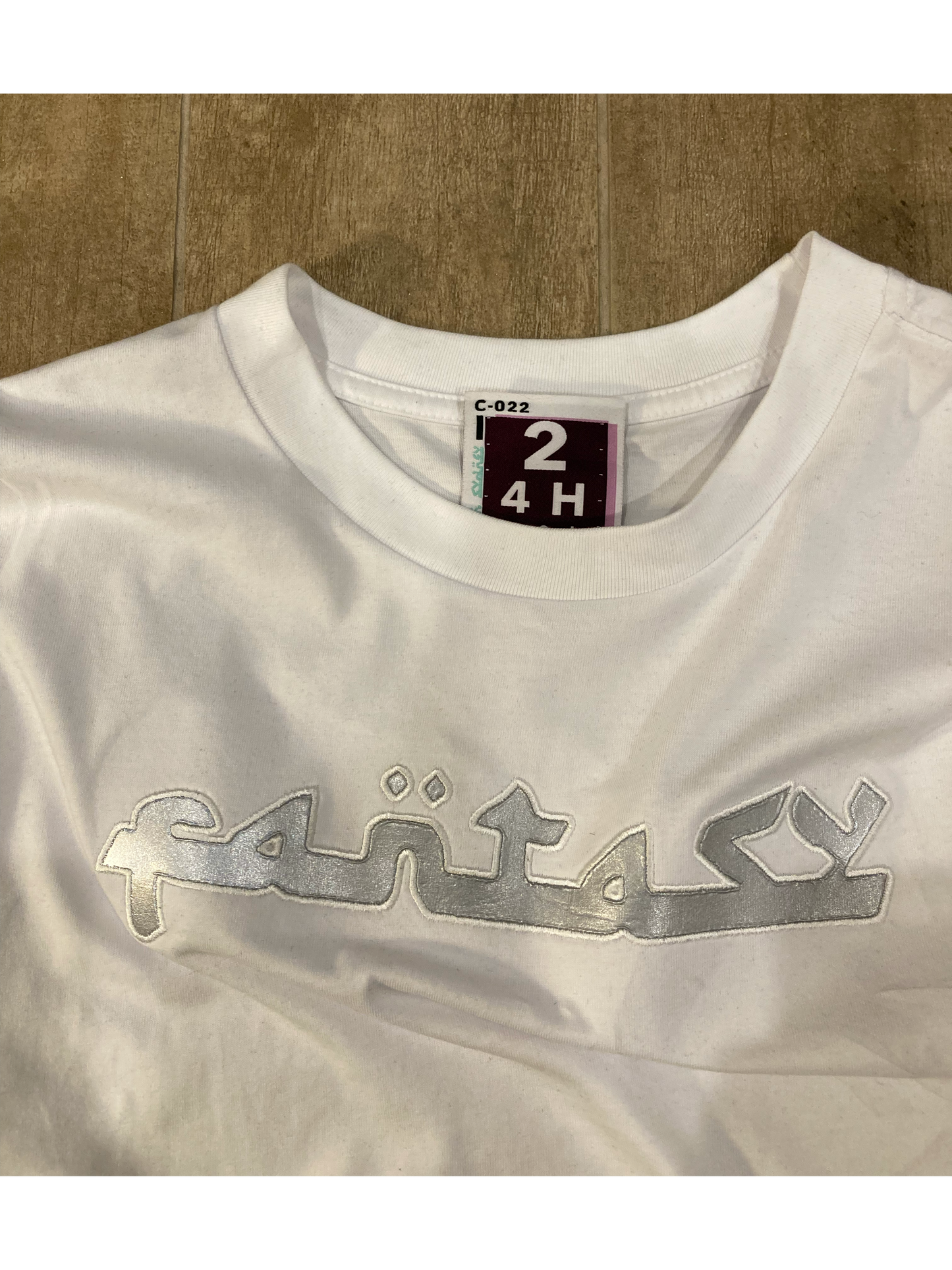 FANTASY 3M EMBROIDERED TEE WHITE