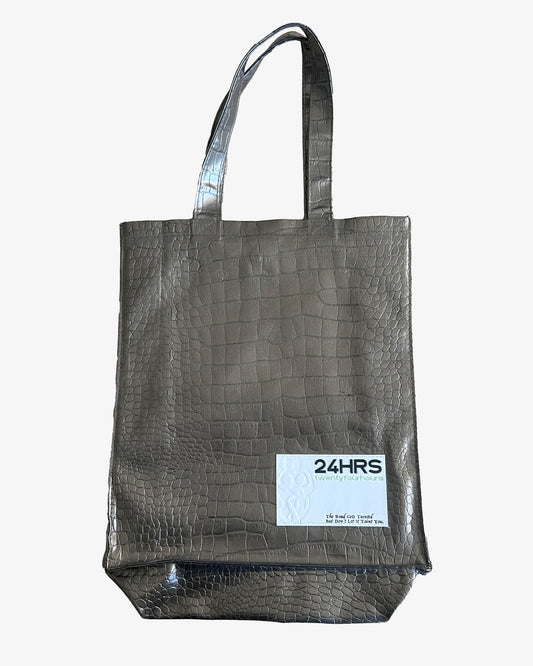 'FALLING STARS' Crocodile Tote