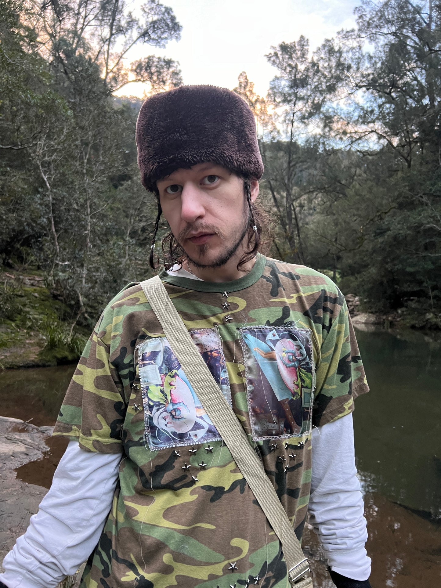 'DIPTYCH OF SUFFERING' CAMO TEE