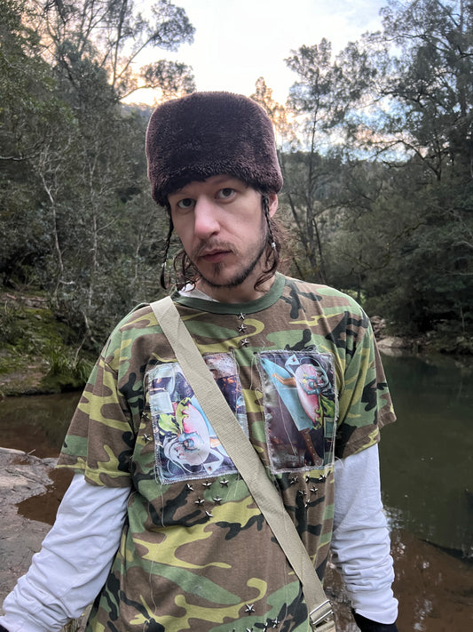 'DIPTYCH OF SUFFERING' CAMO TEE