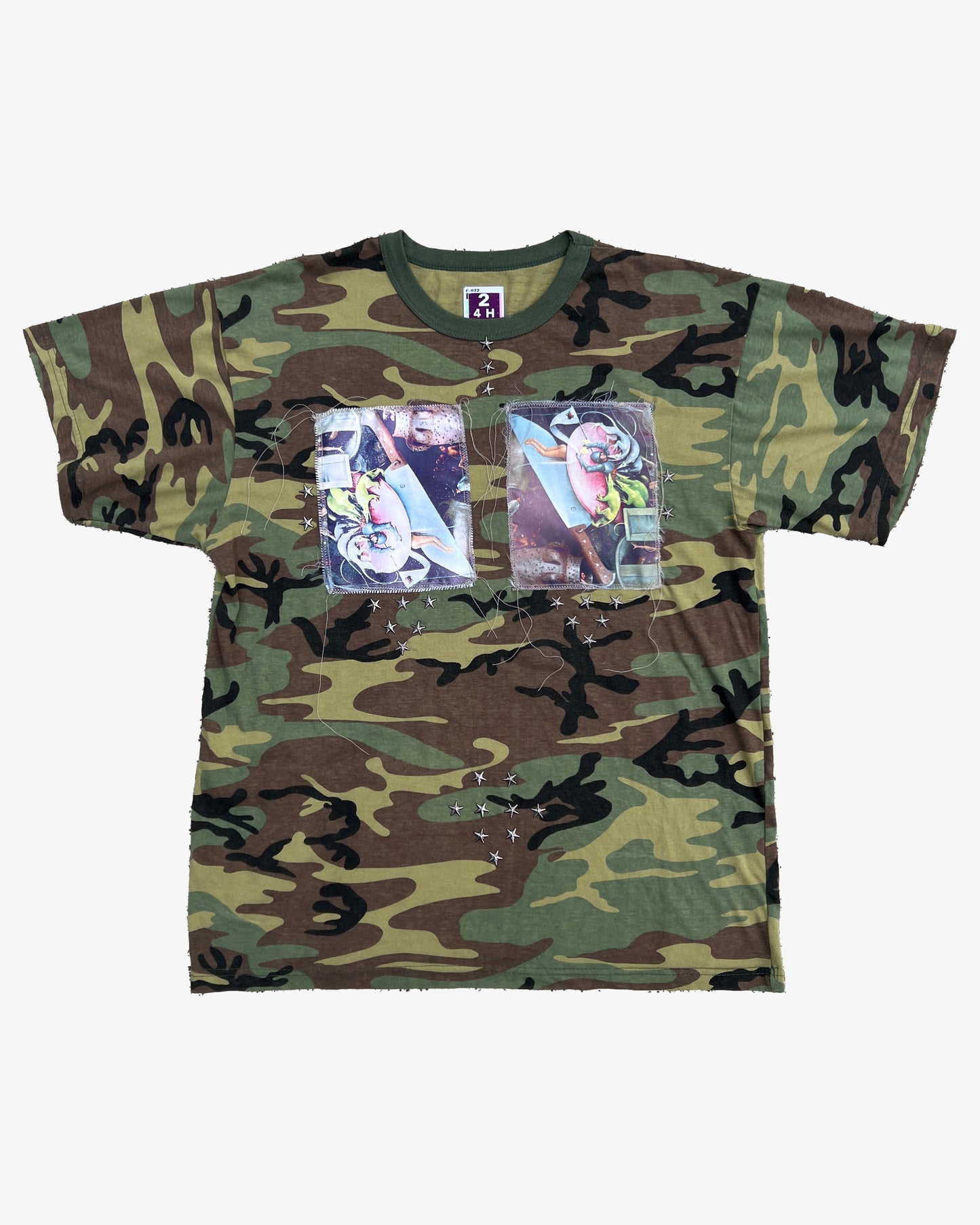 'DIPTYCH OF SUFFERING' CAMO TEE