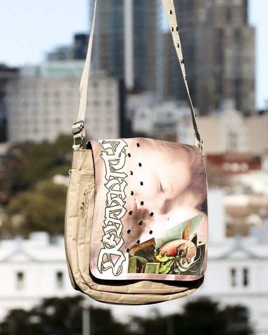 'DEVIANTS' STUDDED SATCHEL