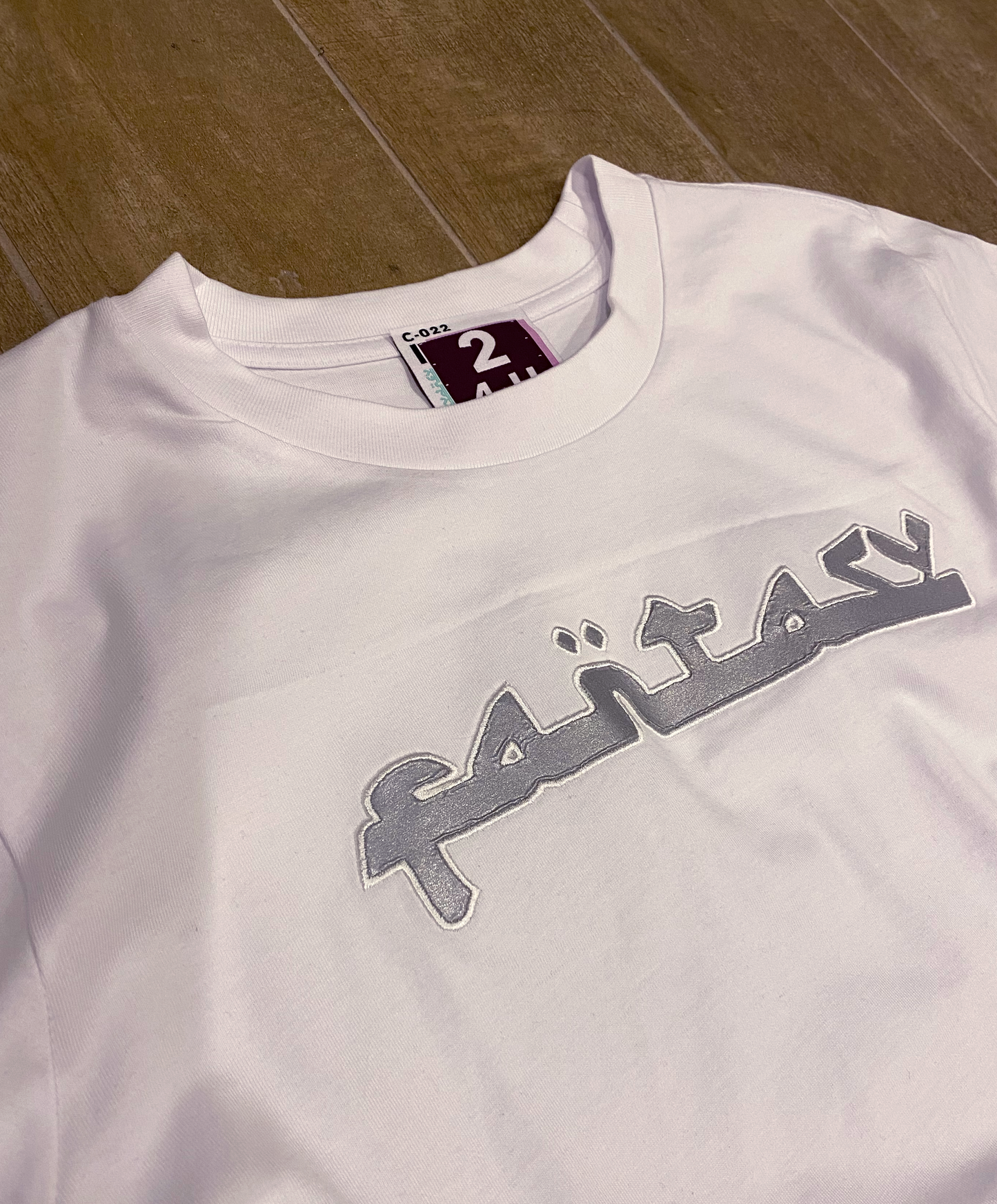 FANTASY 3M EMBROIDERED TEE WHITE