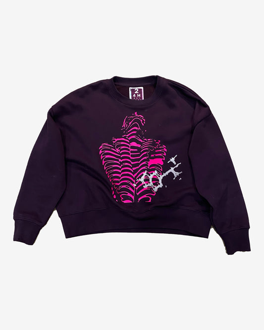 WASH MY SINS PURPLE CREWNECK